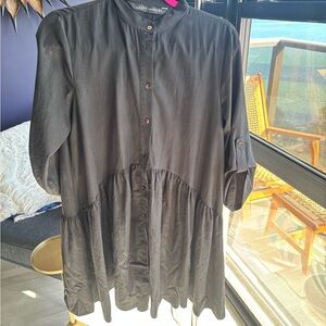 Zara Elegant Black Women's Dress